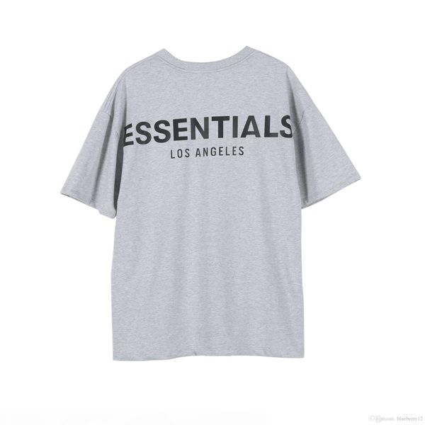

mens tshirt essentials светоотражающая с коротким рукавом вокруг шеи мода твердая футболка с 3 цветами азиатского размера s-xl, White;black