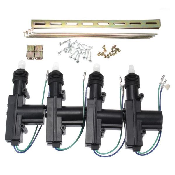 

4pcs 12v universal auto car door power central lock motor 2 wire actuator auto vehicle remote central locking system motor1