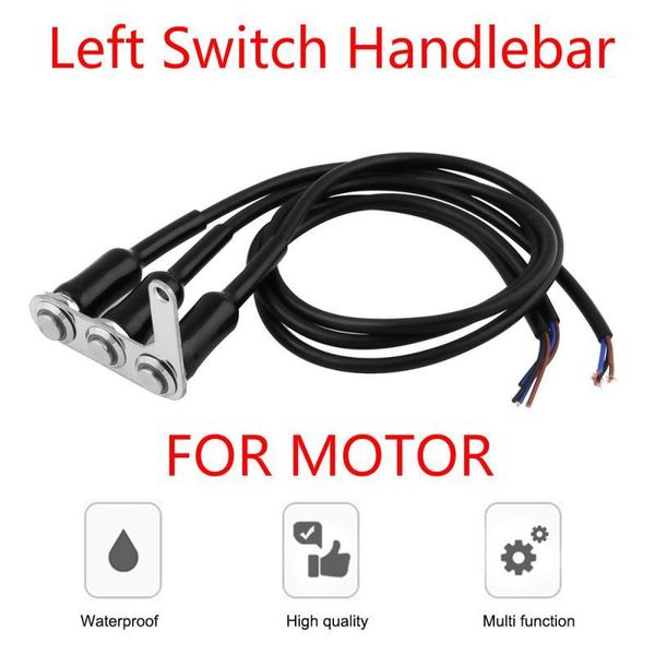 

stainless steel led motorcycle switch handlebar mount waterproof switches button waterproof dc12v headlight clignotant moto1