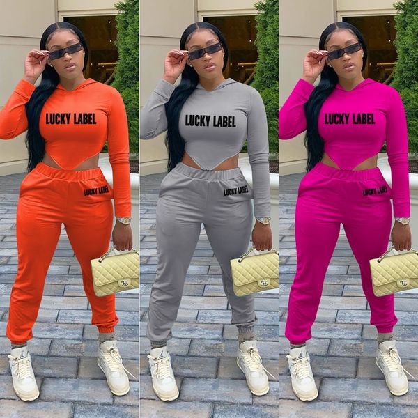 

g62ww hooded letter color casual two d8228 women's solid hooded letter d8228 women's piece solid color set casual two piece set, Black;white