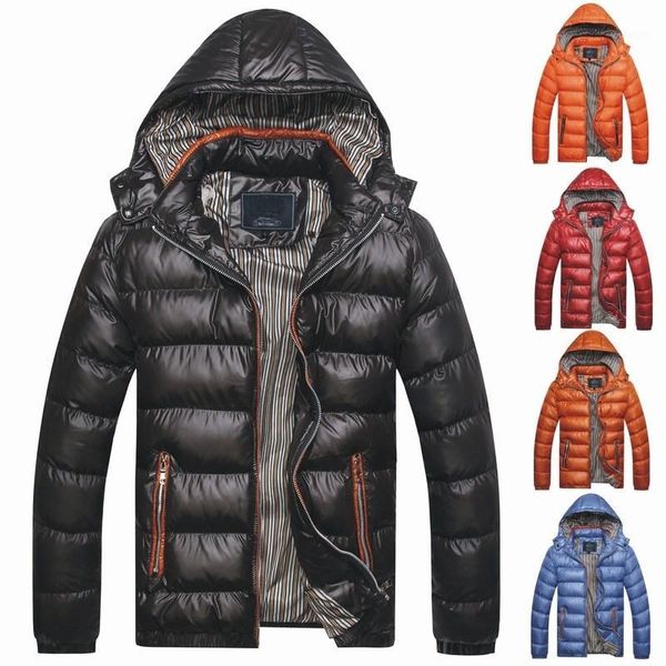 

2020 autumn winter new good quality water-resistant abrigo hombre invierno1, Black