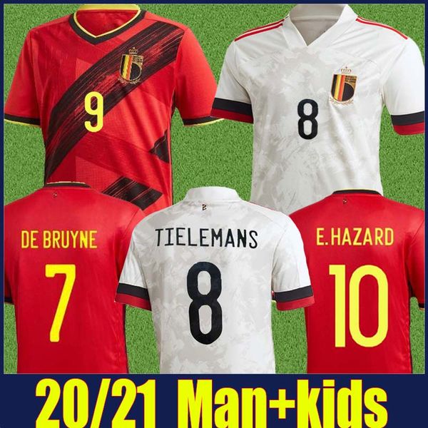 

2020 2021 belgium jersey national team uniforms man kids r.lukaku e.hazard de bruyne football jersey h.vanaken tielemans soccer jersey 20/21, Black;yellow