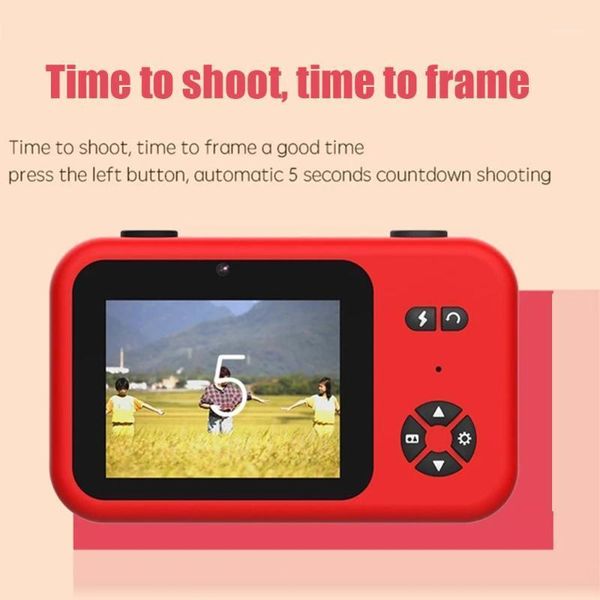 

mini digital children's camera 4k hd front rear dual camera 50 million pixel kids digital baby toys gift1