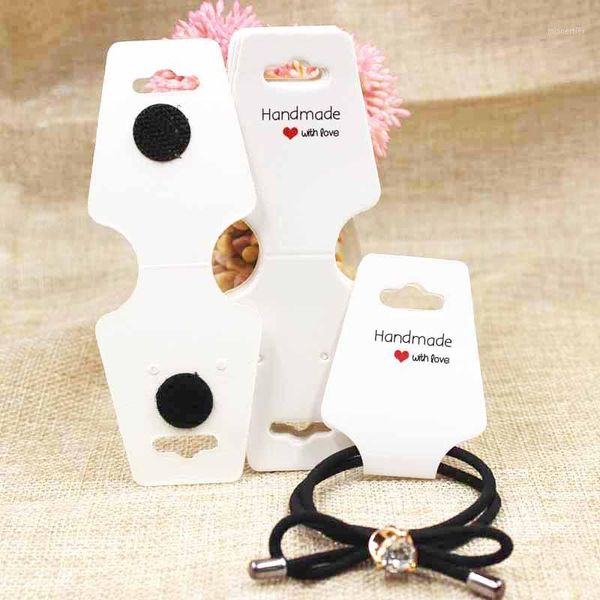 

gift wrap 500pcs 2021 diy self adhesive handmade jewelry necklace card white/brown headband accessories display custom cost extra1