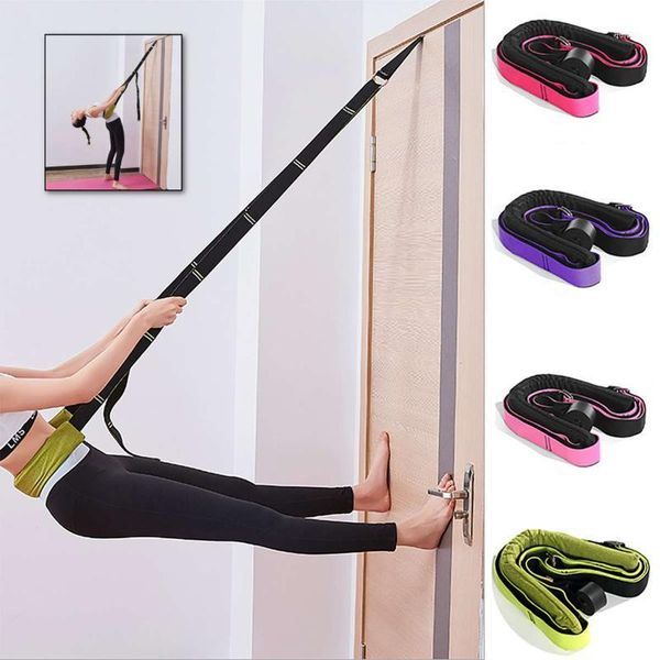 

adjustable yoga belts stretching band back bend strap assist training belt body building fitness equipment exerciser 350cm1