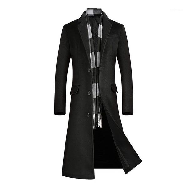 

coats for men,long coat men,a long jacket below the knee,men's overcoat,men's coat windbreaker,men coats,wool men1, Black