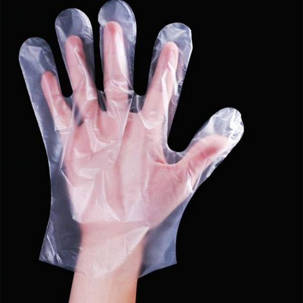 

100pcs/bag plastic gloves disposable prep protective for cooking cleaning food handling kitchen accessories ljja4032