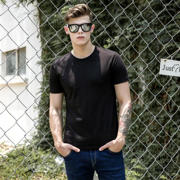 

2020 mrmt brand clothing mens t shirt o collar men fashion cotton tshirts casual for male t-shirt, White;black