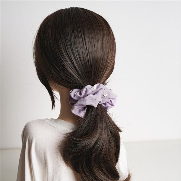 

vintage girls hair rope ties hair ring women elastic rubber bands plaid floral print stretch headband striped hair accessories q bbyrji