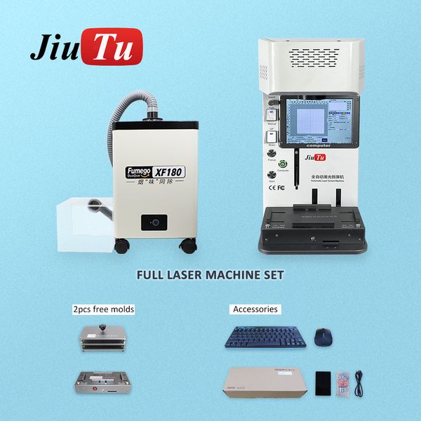 Macchine per marcatura laser Jiutu per macchina per la rimozione di separazione per incisioni sul vetro posteriore rotto e incrinato del telefono cellulare