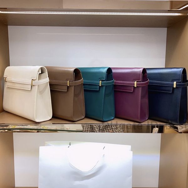 

2021 vintage women fashion shoulder bags 5 colors plain metallic artwork thread diamond lattice letter hasp envelope lady handbags