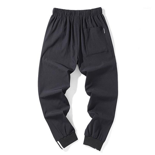 

fashion cargo men new street style cotton tactical jogger male casual slim sweatpants men's hip hop harem pants1, Black
