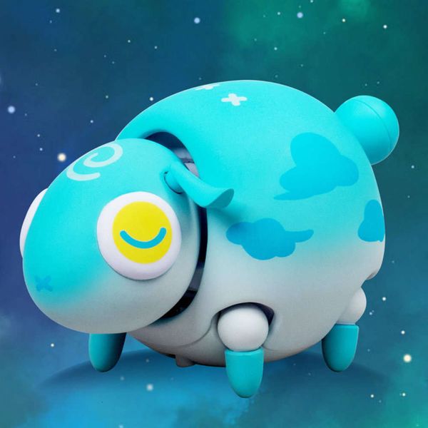 

self pet crawls continuously, butter cat cute walking sheep trend, electric toy ornaments, hand-made cartoon blind box doll 122y