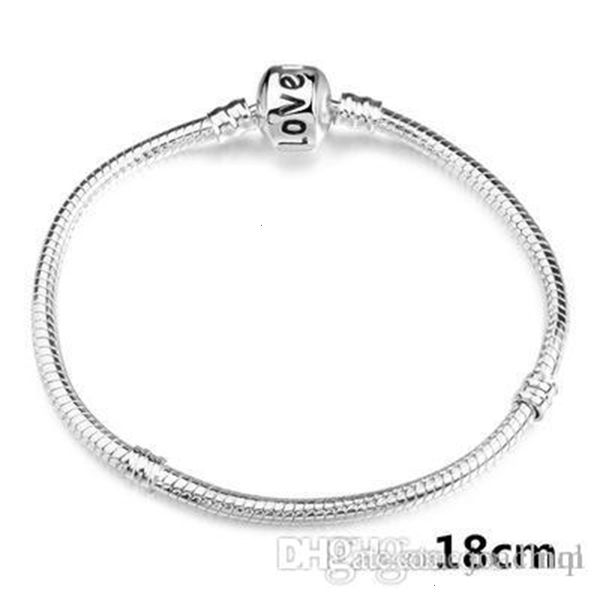 

925 silver wholesale snake 3mm sterling factory bracelets chain fit pandora charm bead bangle bracelet jewelry gift fort