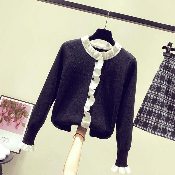 

new knitted bottom sweater for women in fall / winter 2021, White;black