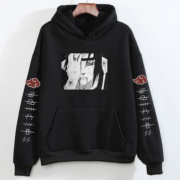 

autumn clan kakashi sudaderas hoodies outwear women/men sweatershirt naruto uchiha spring anime female clothes pullovers wpekn, Black;white