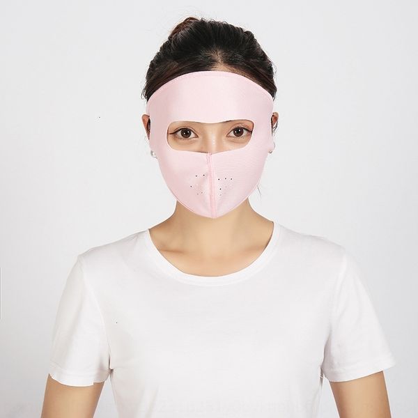 

full blrsz sunshadeprotection all-inclusive face thin breathable summer ice silk large facial mask women's all