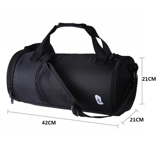 

сумка тренажерный зал двойная водонепроницаемая спортивная сумка мужчины для фитнеса женщины женские обувь обувь для йоги обучение туфли пут