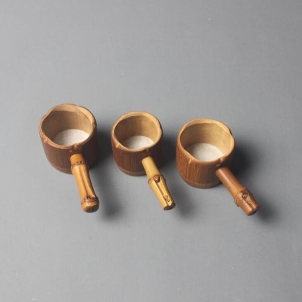 

bamboo tea infuser filter colander strainer with handle novelty tea tool vintage kung fu tea gadgets gift iif60