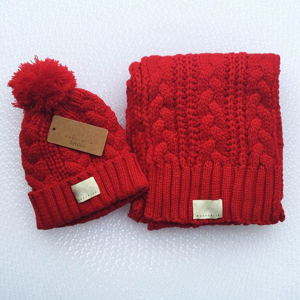 

4 colors warm headgear set winter hat + scarf set winter knitted hat ski hat cap wool cap warm knitting cap xmas gift dhe3233, Blue;gray