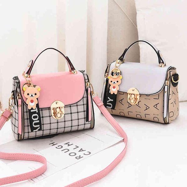 

ladies shoulder bags new cute type pu girls diagonal bag color matching casual fashion small square