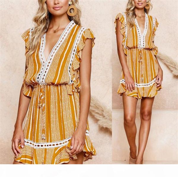 

floral printed v neck dress designer sleeveless lace panelled asymmetrical dress dress fashion casual womens apparel, Black;gray