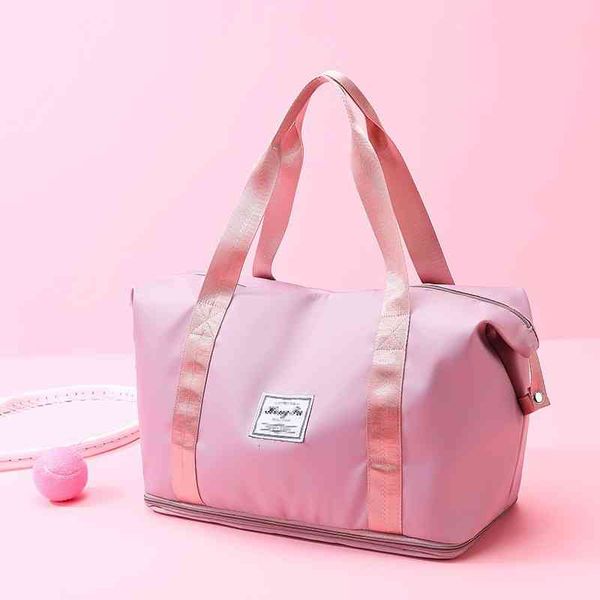 

travelling bag duffel s sports fitness dry wet separation swimming yoga short distance one shoulder portable travel boarding luggage hd
