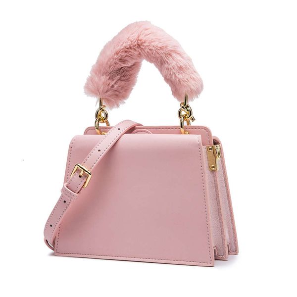

luxurys designers limited powder handbag pink gift box velvet dinner plush one shoulder messenger bag