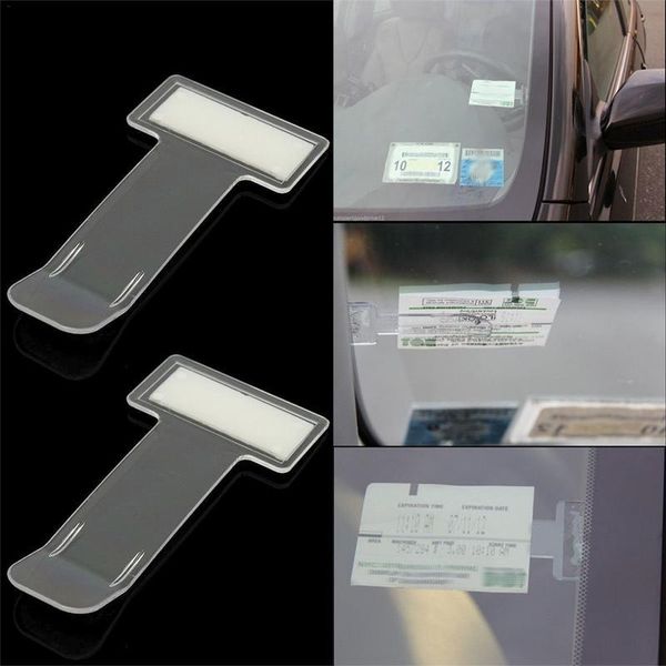 

2 шт. автомобиль стайлинг паркинг билет зажим для крепежных карт card holder horseer organizer sticker для nissan hyundai vw audi benz h wmt