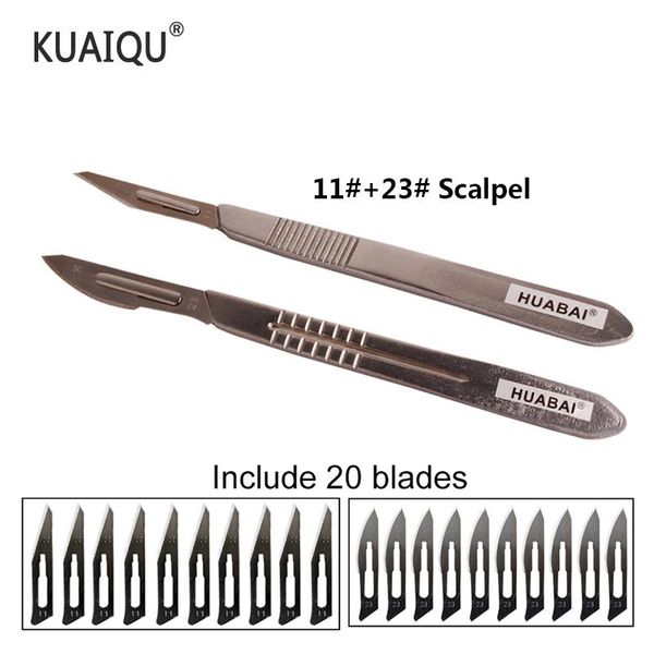 

22pcs disposable animal scalpel knife stainless steel scalpel knife multi-function tools