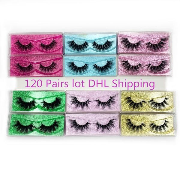 

false eyelashes 120pairs dhl mikiwi vendor wispy natural mink lashes pack short unique lash styles fluffy bulk in plastic box