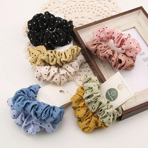 

hair accessories plaid scrunchie elastic rubber bands for women girl holiday headwear ponytail