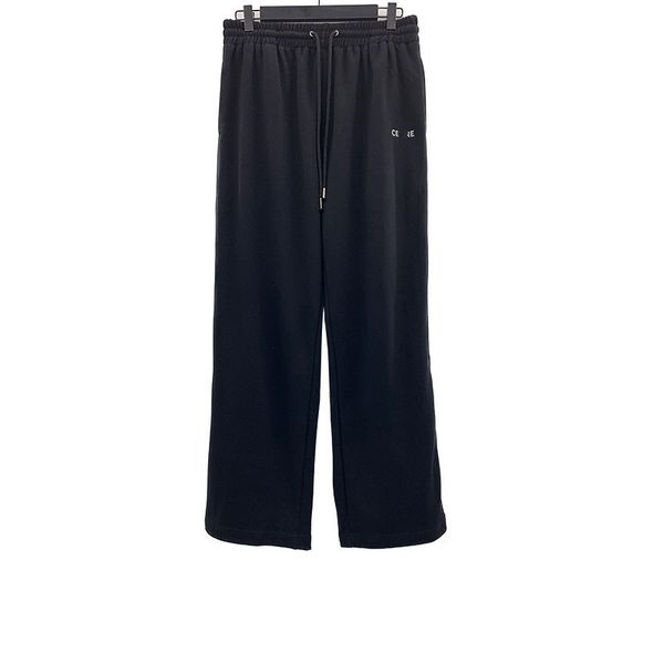 

fashiondemon correct version 2021 autumn winter new cel side webbing men's and women's sports leisure pants wide leg pants, Gray