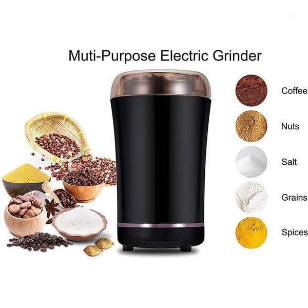 

electric coffee grinders 50ml stainless steel grinder 150w spice nut seed grind machine different levels of fineness grinder1