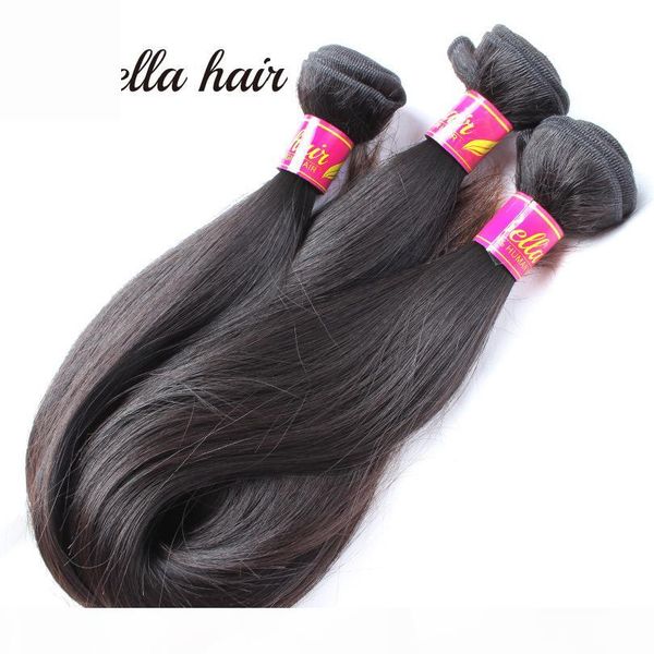 

bella hair8a soft smooth mongolian virgin hair 3bundles remy human hair weaves natural black color unprocessed human hair dhl ing