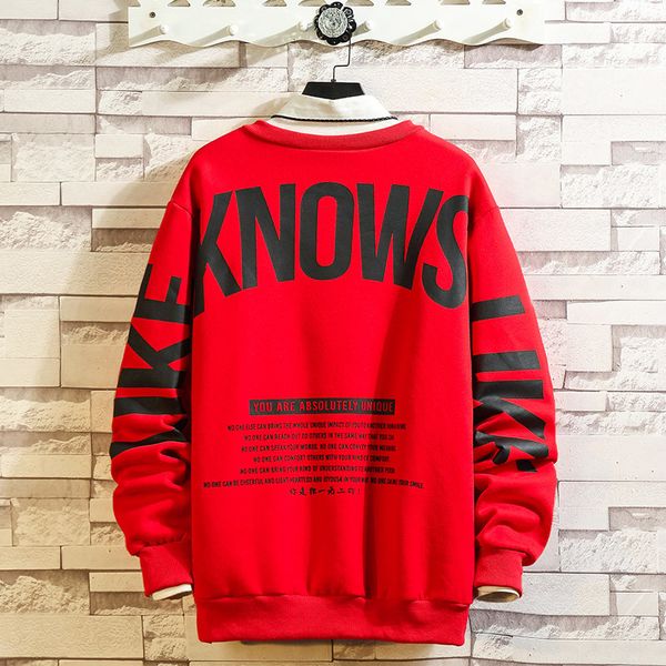 

2021 japan casual o-neck new arrived hoodie sweatshirt men's thick fleece style hip hop high streetwear clothing fady, Black