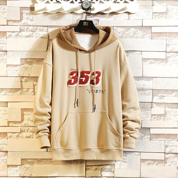 

2021 new fashion hoodie streetwear hip hop patchwork hooded hoody men's hoodies drawstring pocket sweatshirts plus size f9do, Black