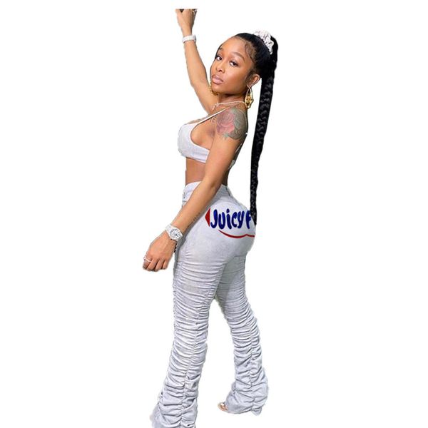 

xt8818 women's pleated imitation cotton alphabet print pants, Black;gray