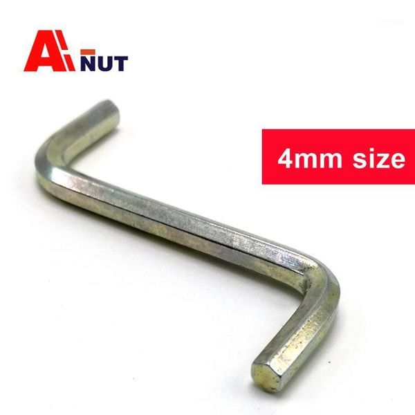 

4mm hex key 50pcs, z type allen wrench , double end rocking handle allen key ,white zine plating1