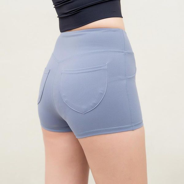 

running shorts style pocket peach buttock lifting sports women's tight-fit high-waisted elasticity exaggerates hips yoga, Black;blue