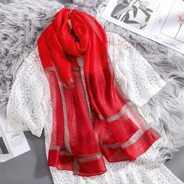 

scarves silk scarf wild wool thin cape color matching female summer sunscreen shawl echarpe femme fashion headscarf, Blue;gray