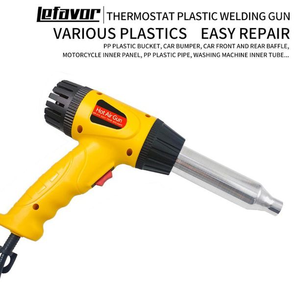 

air gun heat gun adjustable temperature welding auto plastic pipe welding repair tool 100-600 degrees 750w1