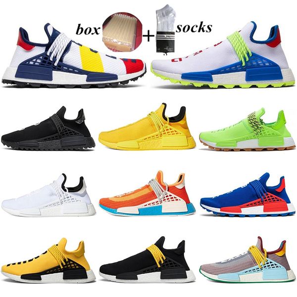 

with box 2020 pharrell williams human race races tennis men running shoes woman red legacy purple nerd black mens trainers sneakers 36-45