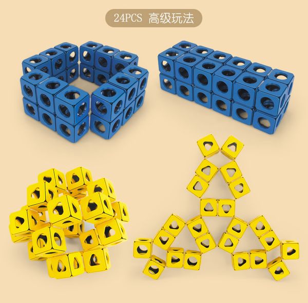 

2020 new arrival funny brain game three dimensional thinkings magic cubes assembly methods for kid & adult
