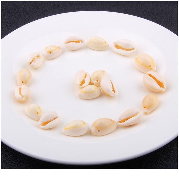 

50pcs white diy sea shell cowrie cowry charm beads beach jewelry accessories for women sea shells earrings bracelet neck jllagx, Black