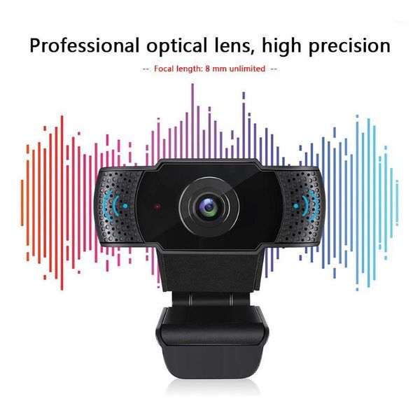 

web camera 1080p hd usb webcam portable adjustable widescreen web camera for win7 / win8 / win10 vista 32bit video accessories1