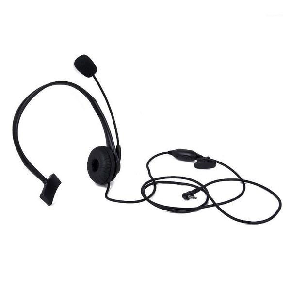 

black 1 pin 3.5mm y head microphone headset for yaesu vertex radio vx-1r, vx-2r, vx-3r, vx-5r etc1