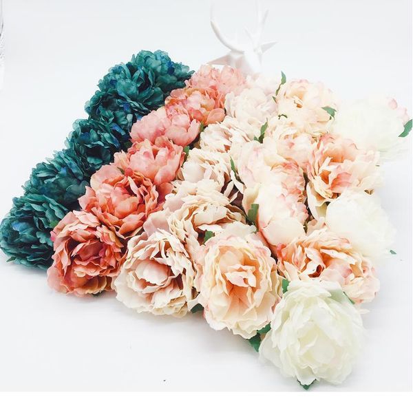 

wholesale peony flower crown girls floral headband garlands hair accessories bride flower wreath beach headwear h qylmzy