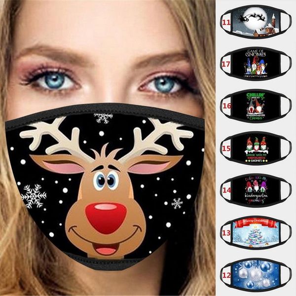 

christmas 1pc mouth masks for dust protection face mask washable earloop mask bandage within 24 hours bbyuml lipper