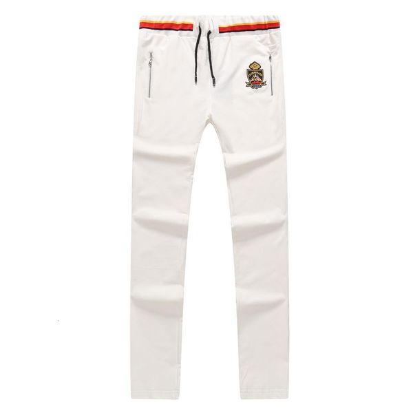 

summer men's sweatpants tace shark brand men clothing smart casual pants embroidery men's overalls joggers sports, Black